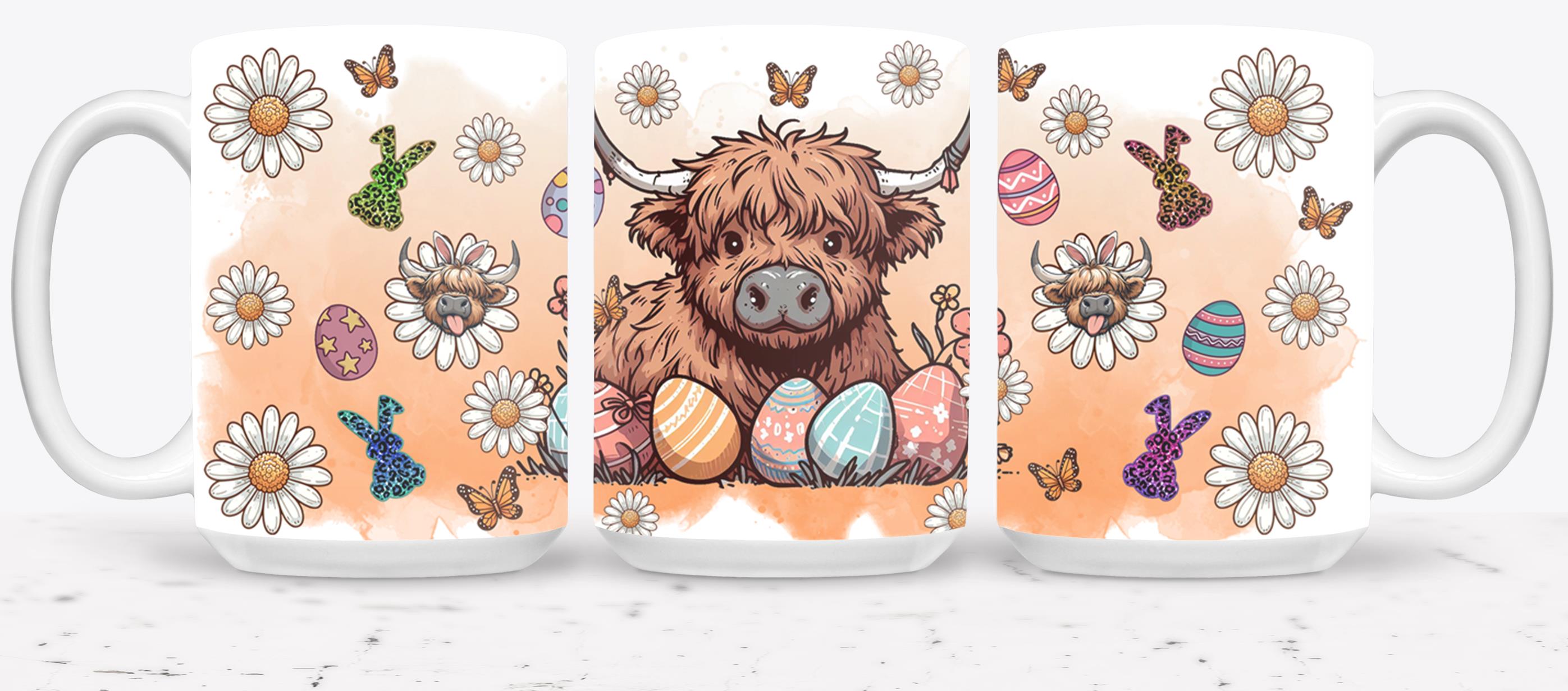 Highland Cow Easter-10375